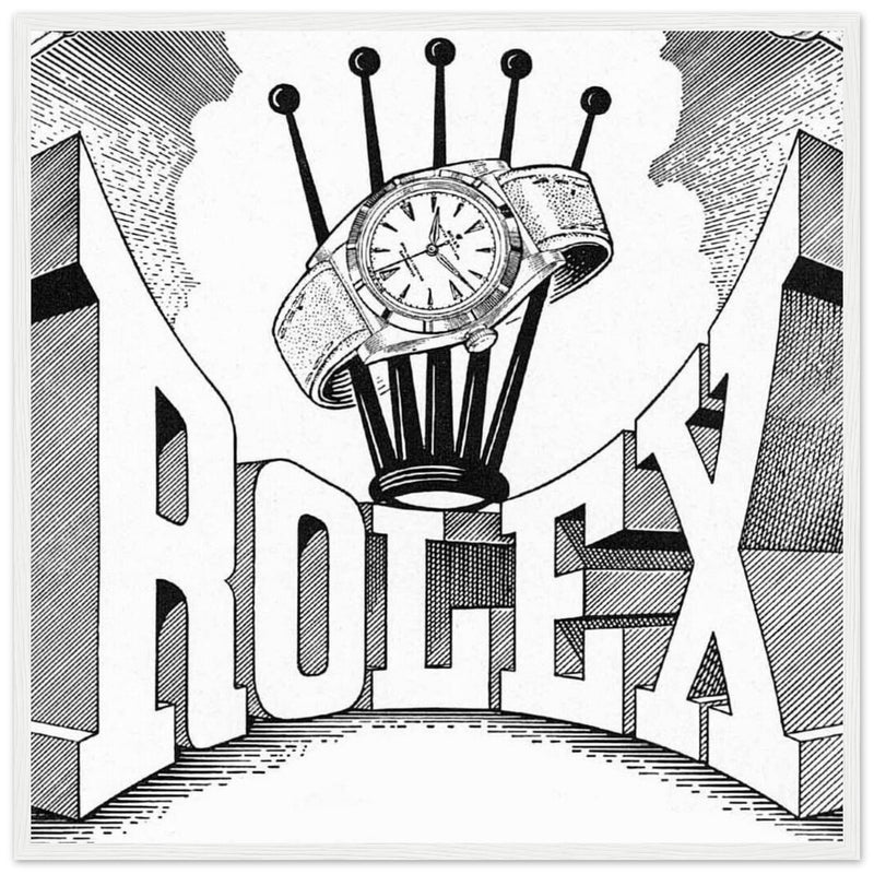 Rolex Hong Kong Jewellers Vintage Poster Ad