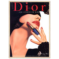 Christian Dior Woman Vintage Poster Ad