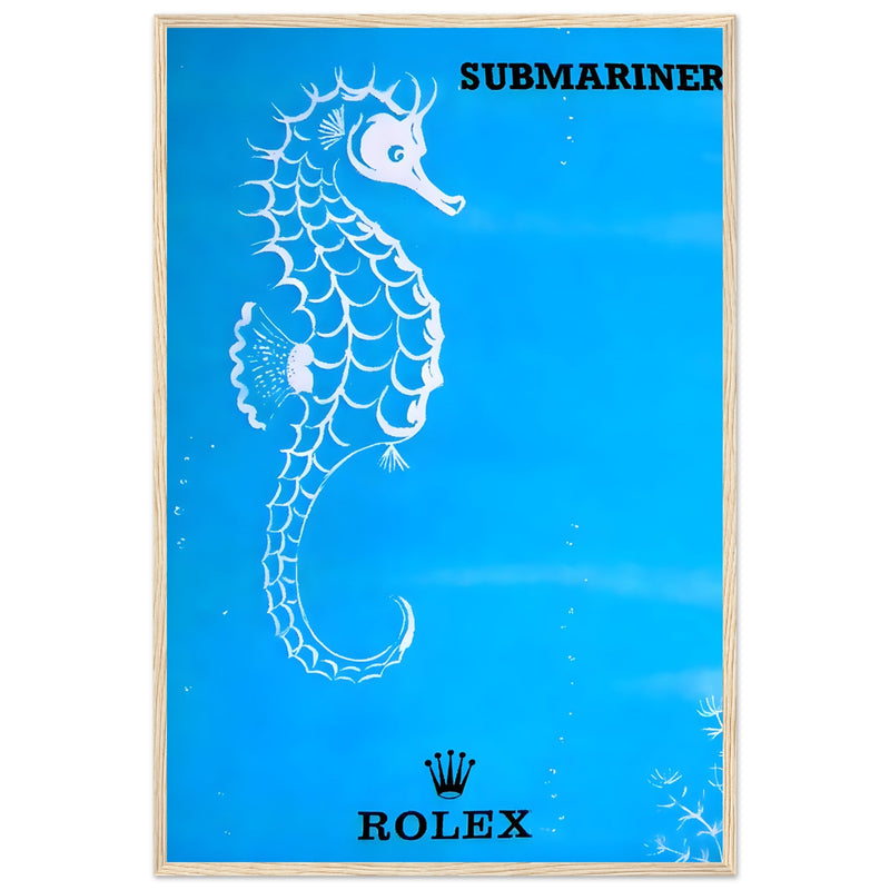 Rolex Submariner Vintage Ad Poster