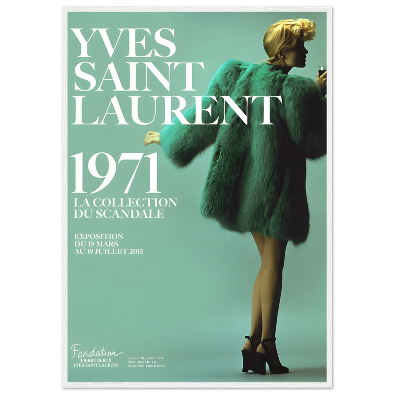 YSL 1971 Vintage Poster