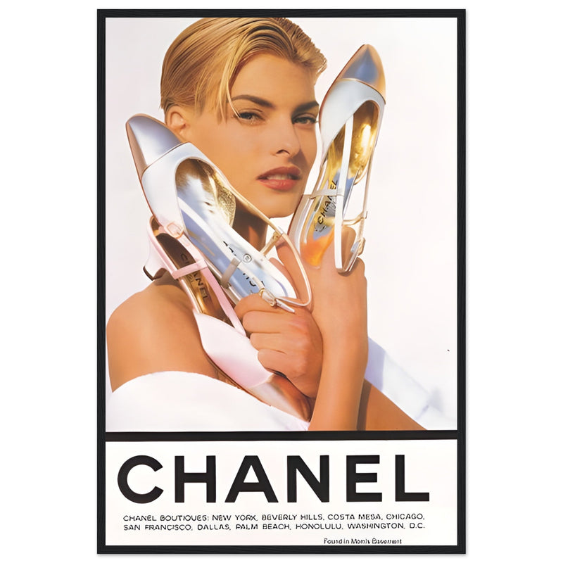 Chanel Vintage Poster Ad