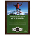 Rolex Life is Good Vintage Poster Ad