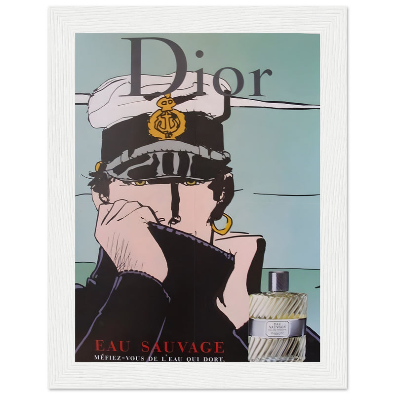 Dior Eau Sauvage Captain Vintage Poster
