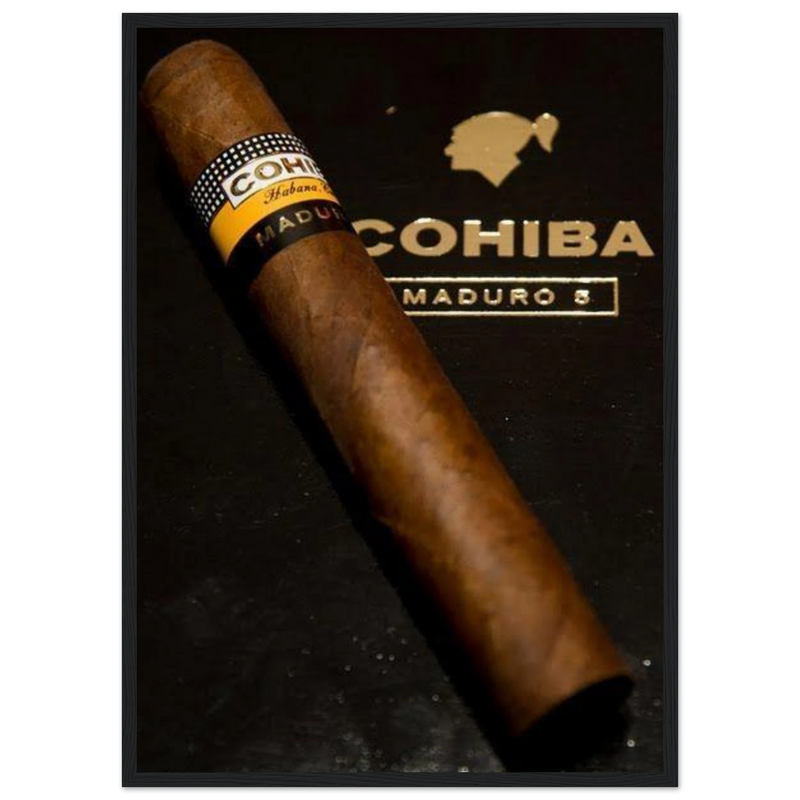 Cohiba Maduro 5 Vintage Cigar Poster