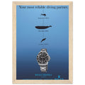 Rolex Deepsea Vintage Poster Ad
