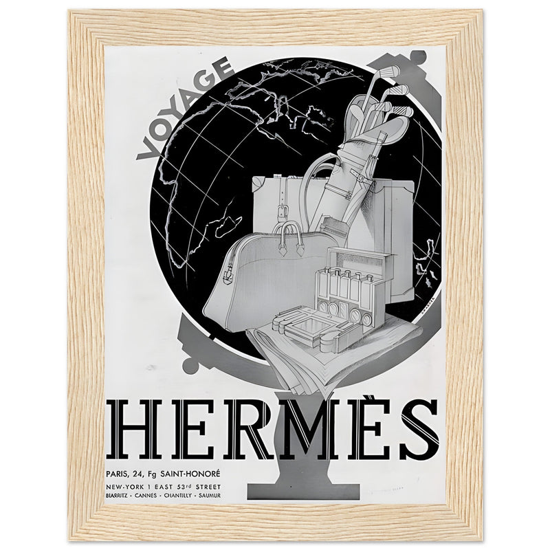 Hermes Voyage Vintage Poster