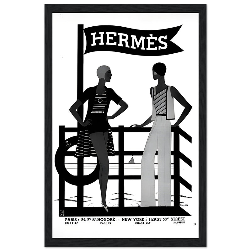 Hermes Flag Vintage Poster Ad