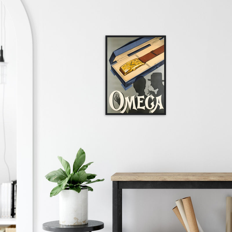 Omega Vintage Poster Ad