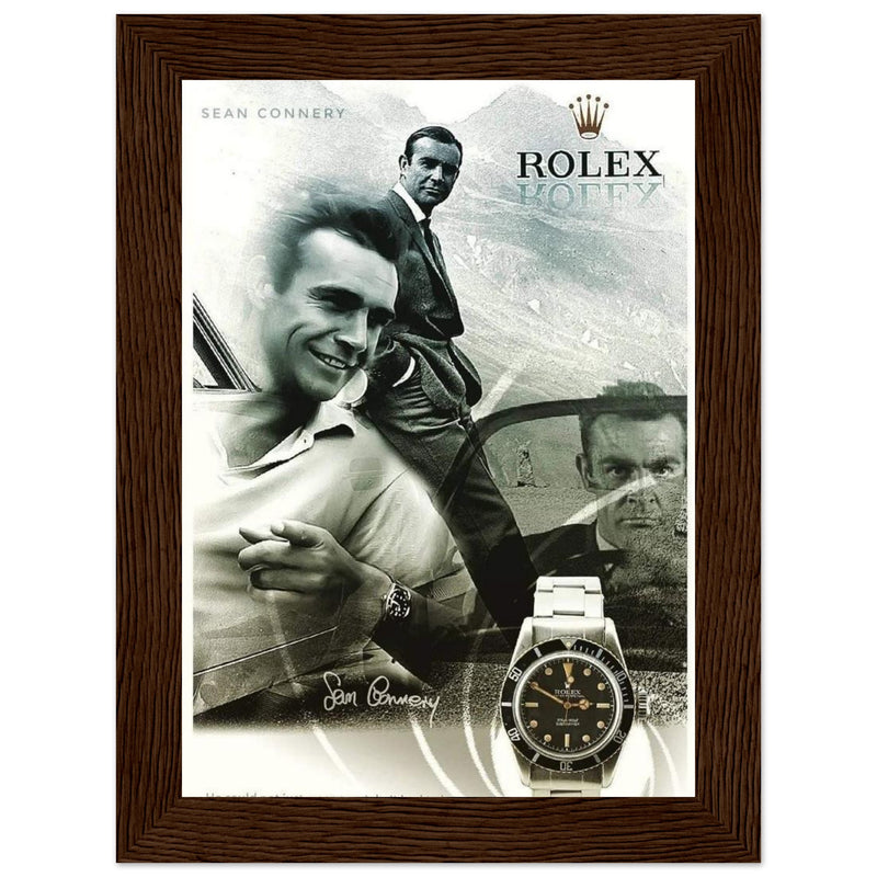 Rolex Sean Connery Vintage Rolex Poster Ad