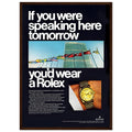 Rolex Day-Date UN Vintage Poster Ad