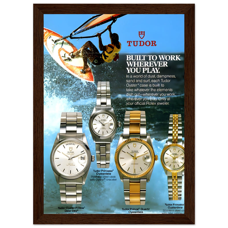 Tudor Vintage Poster Ad