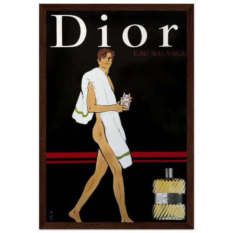 Dior Eau Sauvage Man Vintage Poster Ad