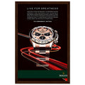Rolex Live For Greatness Vintage Poster Ad