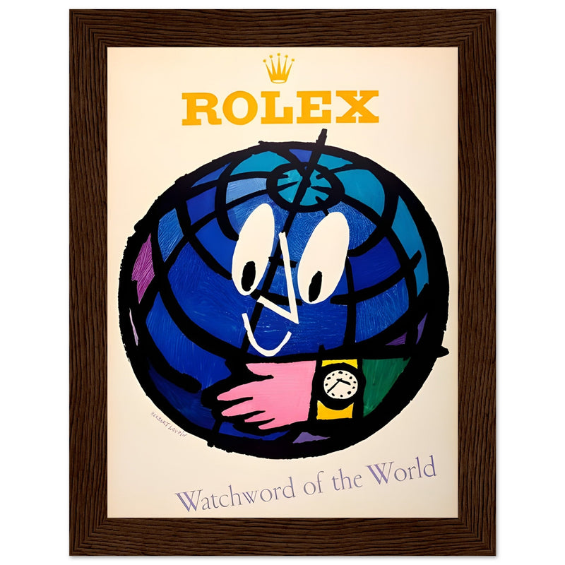 Rolex Watchword of the World Vintage Poster Ad