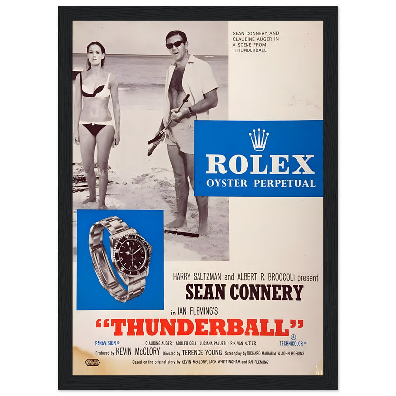 Rolex Sean Connery Vintage Poster Ad