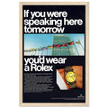 Rolex Day-Date UN Vintage Poster Ad