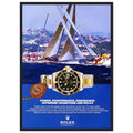Rolex Submariner Offshore Champions Vintage Poster Ad