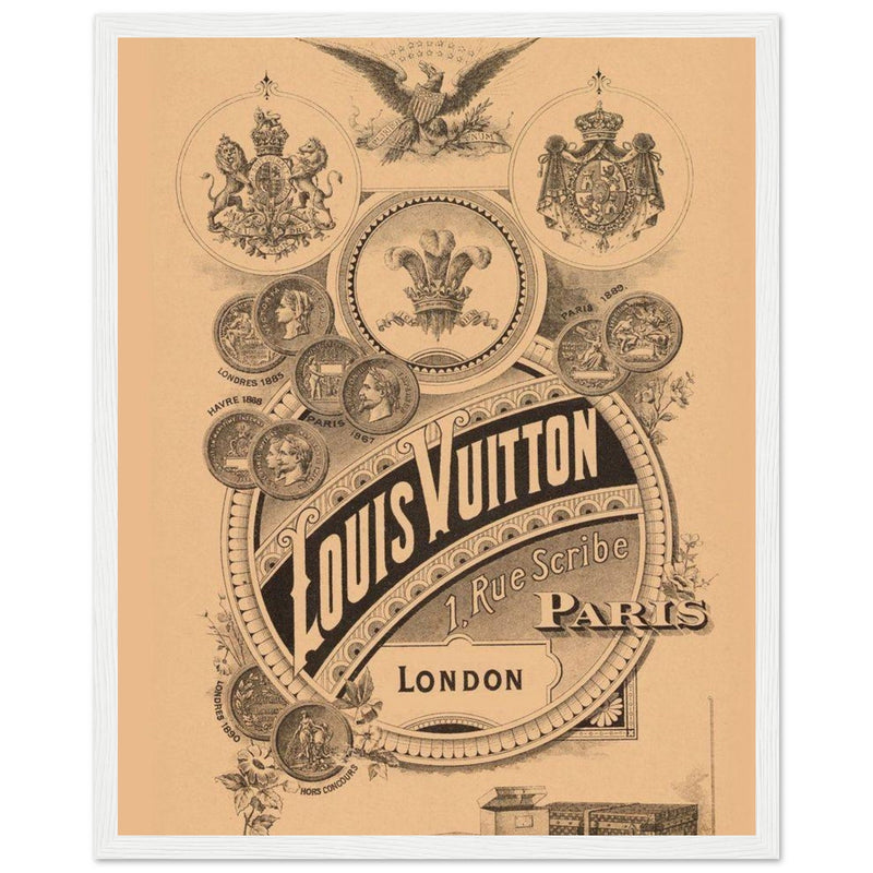 Louis Vuitton London Paris Vintage Poster Ad