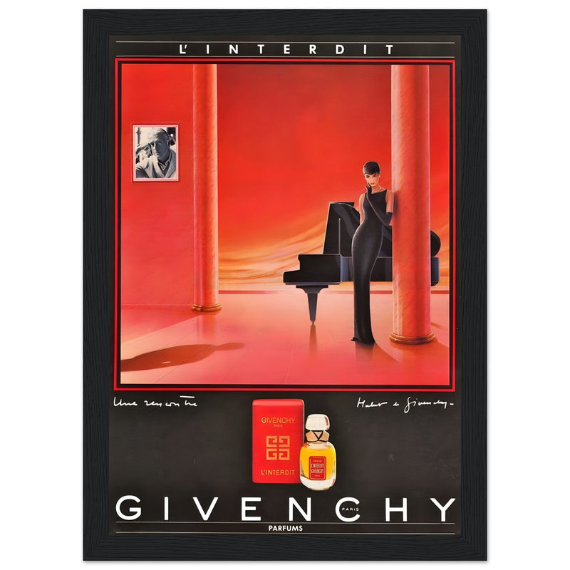 Givenchy Parfums Vintage Poster Ad