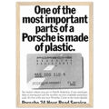 Porsche - 24 Hour Road Service Vintage Poster Ad