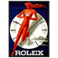 Rolex Clock Vintage Poster Ad