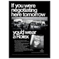 Rolex Datejust Geneva Vintage Poster Ad