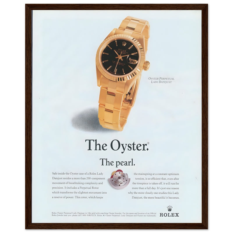 Rolex The Oyster Vintage Poster Ad
