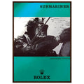 Rolex Submariner Diver Vintage Poster Ad