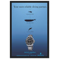Rolex Deepsea Vintage Poster Ad