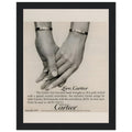 Cartier Love Bangles Vintage Poster