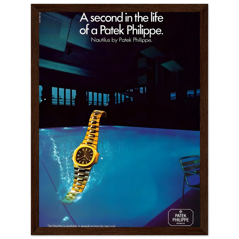 Patek Philippe A Second In the Life Vintage Poster
