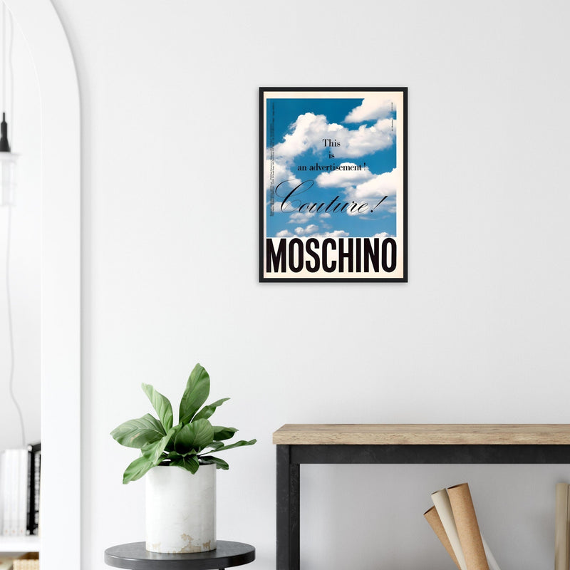 Moschino Vintage Poster Ad