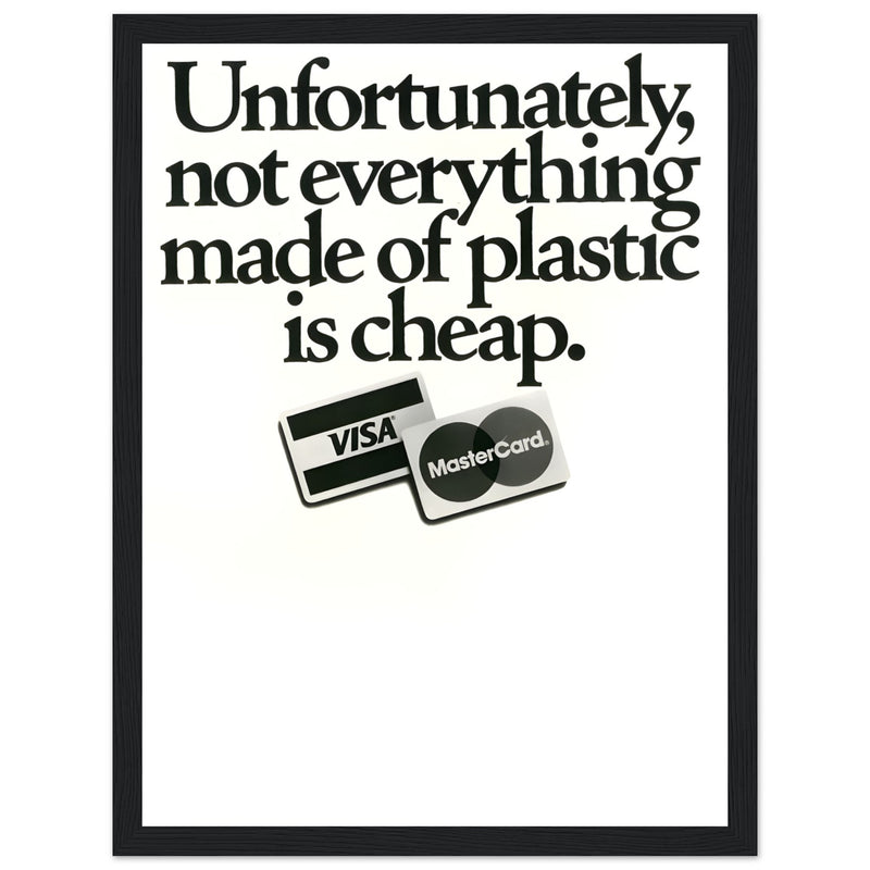 Visa Mastercard Vintage Poster