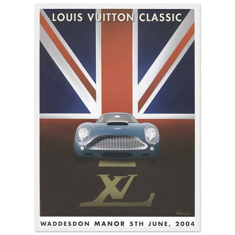 Louis Vuitton Classic Car Show Vintage Poster Ad