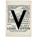 Louis Vuitton Nice, Paris Vintage Poster Ad