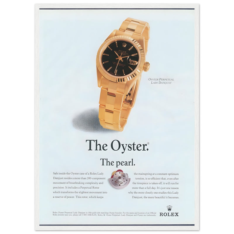 Rolex The Oyster Vintage Poster Ad