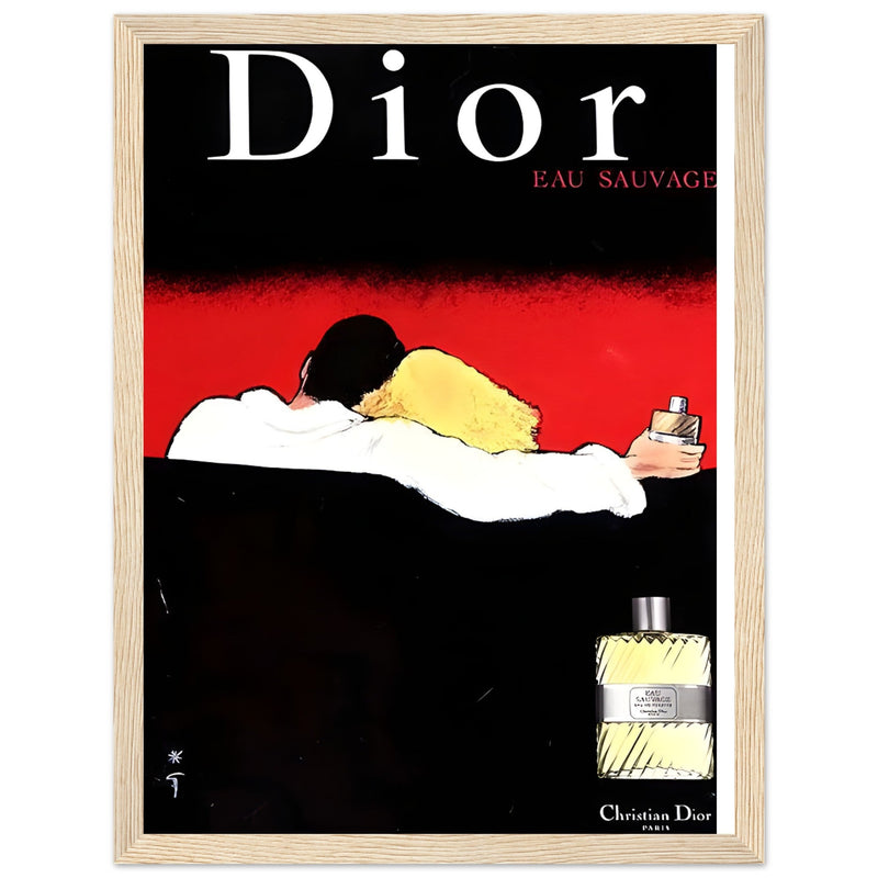 Dior Eau Sauvage Vintage Poster Ad