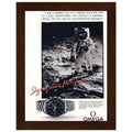 Omega Moon Vintage Poster Ad