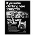 Rolex Explorer Everest Vintage Poster Ad