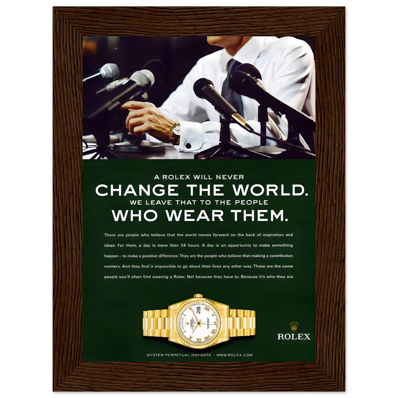 Rolex Day-Date Vintage Poster Ad