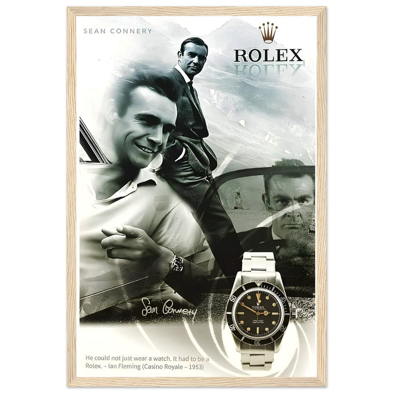 Rolex Sean Connery Vintage Rolex Poster Ad