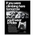 Rolex Explorer Everest Vintage Poster Ad