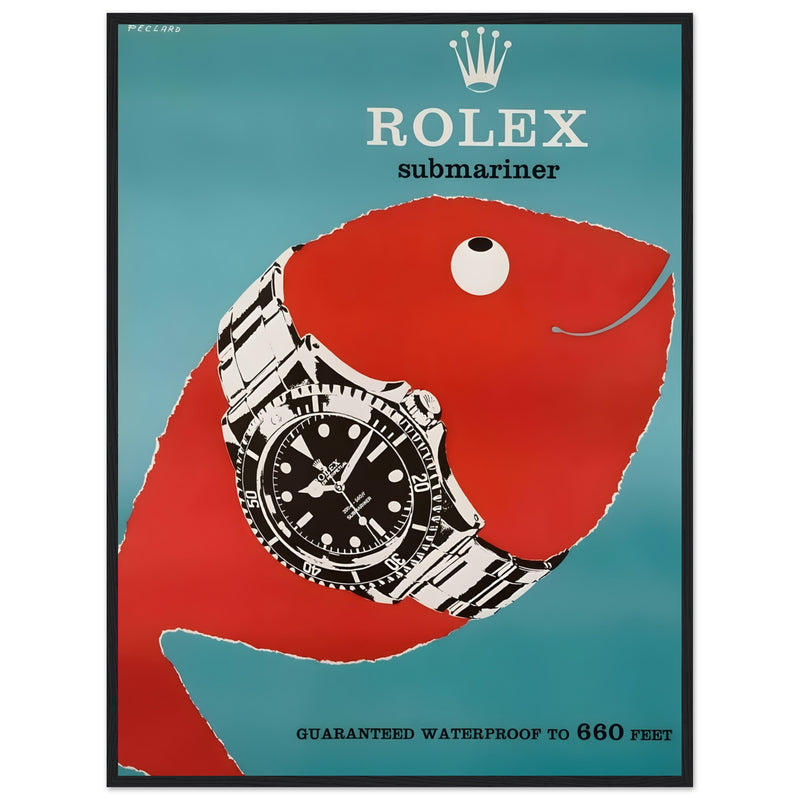 Rolex Submariner Vintage Poster Ad