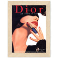 Christian Dior Woman Vintage Poster Ad