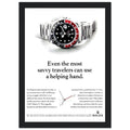 Rolex GMT Master Travel Vintage Poster Ad