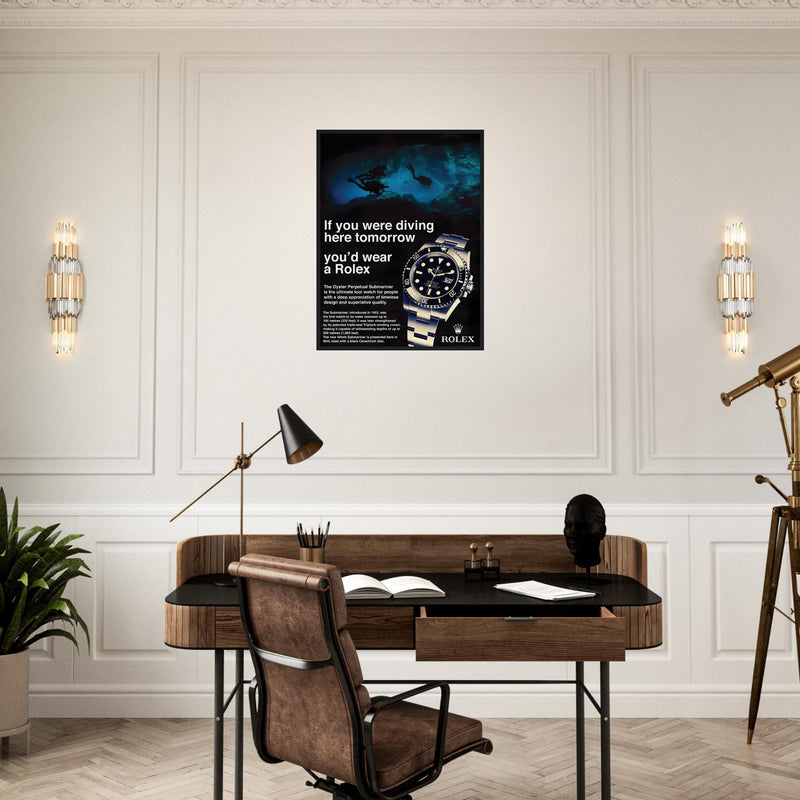 Rolex Oyster Perpetual Vintage Poster - Premium Matte