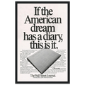 Wall Street Journal Vintage Poster Ad - American Dream Diary