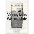 Wall Street Journal 1988 Vintage Poster Ad