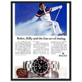 Rolex Alpine Gold Medal Sweep Vintage Poster