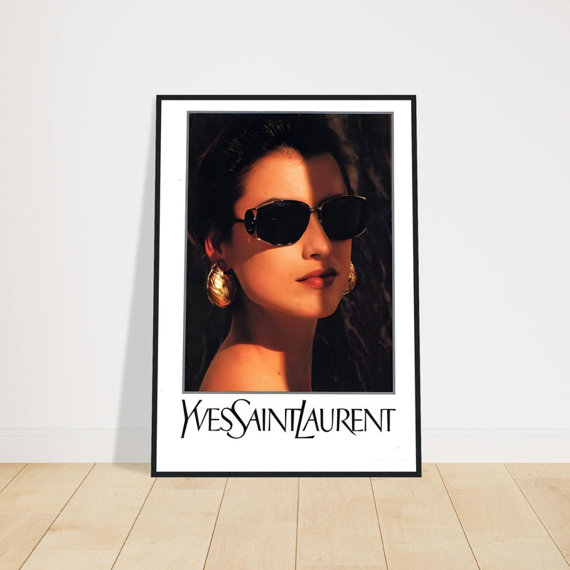 Yves Saint Laurent Vintage Poster